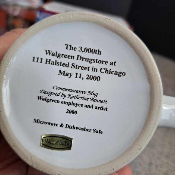 Walgreens Commemorative Coffee Mug Celebrating 3000th Store in box with COA - Picture 6 of 9